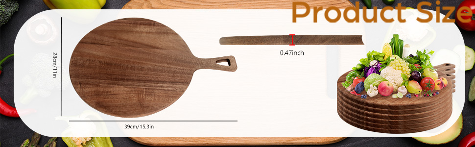 Large Round Cutting Board 