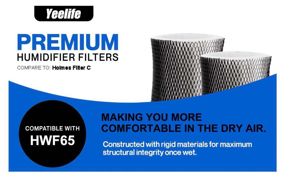 Yeelife HWF65 Humidifier Filter Compatible with Holmes
