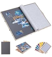 Becko US 2000 Pieces Foldable Jigsaw Puzzle Board with 8 Colorful Drawers, 2 in1 Tilting Portable...