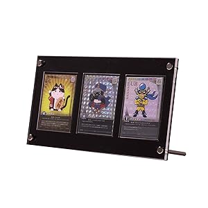 Amazon.co.jp: [シールドPRO 3連] 3枚 トレカ ディスプレイ