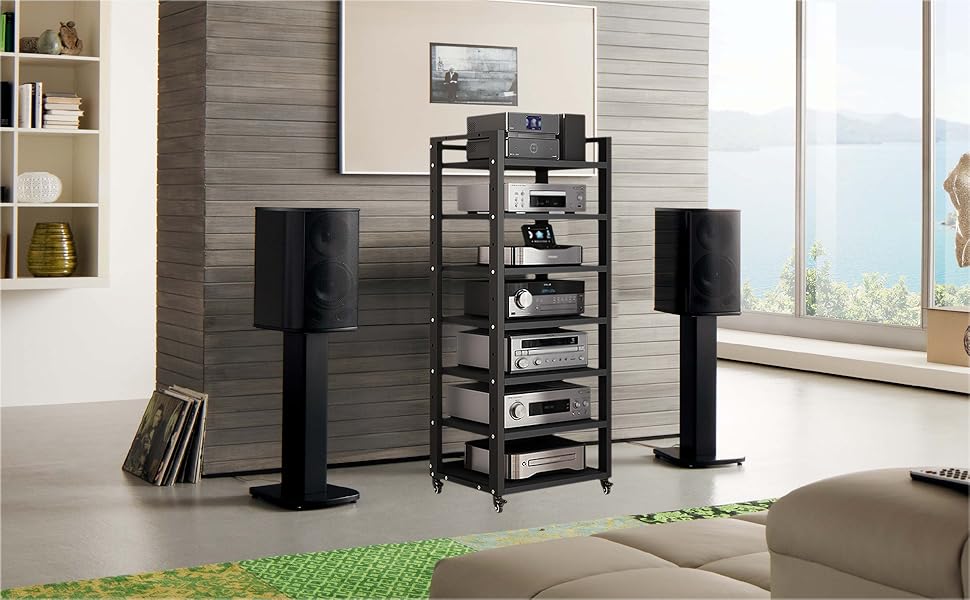turntable stand with record storage