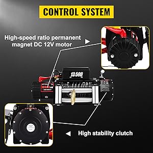 Treuil électrique télécommande sans fil