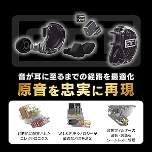 Amazon.co.jp: [ CTM ] モニターイヤホン イヤモニ イヤホン有線