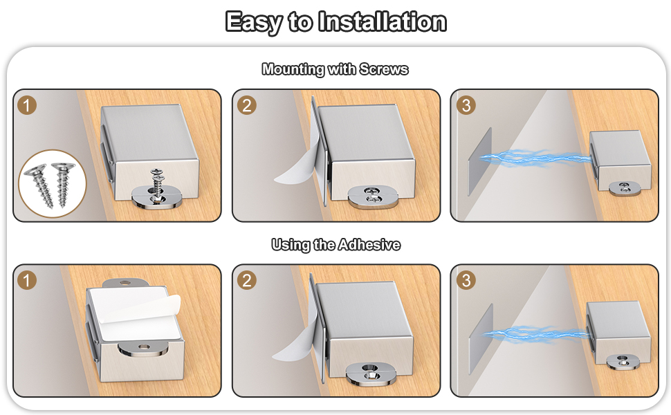 Door Adhesive Jiayi 12 Pack Door Catch