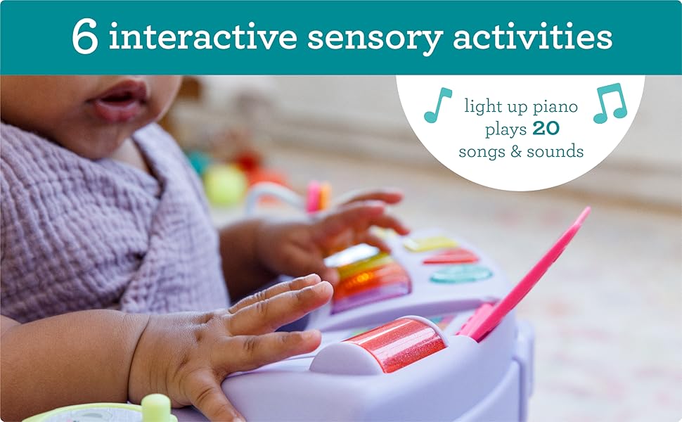 Infantino Music and Lights 3 in 1 Discovery Seat and Booster - Lavender