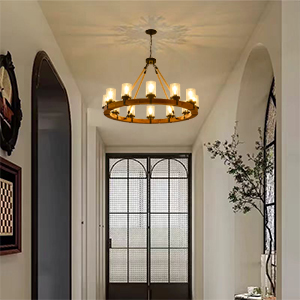 Wagon Wheel Chandelier