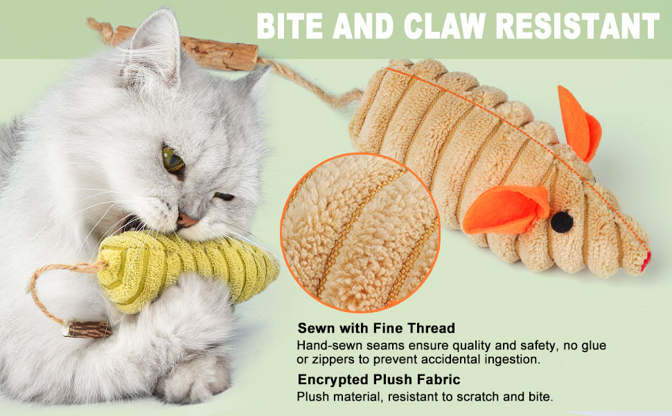 Cat Toys Catnip Mouse Toys Cat Toys for Indoor Cats Adult Kitten Toys Natural Matatabi Silvervine Chew Sticks for Cat Playing Chewing Teeth Cleaning 19 Cat Toys Catnip Mouse Toys Cat Toys for Indoor Cats Adult