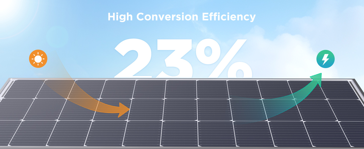 high efficiency solar panel