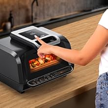 7-in-1 electric air grill combo with bake