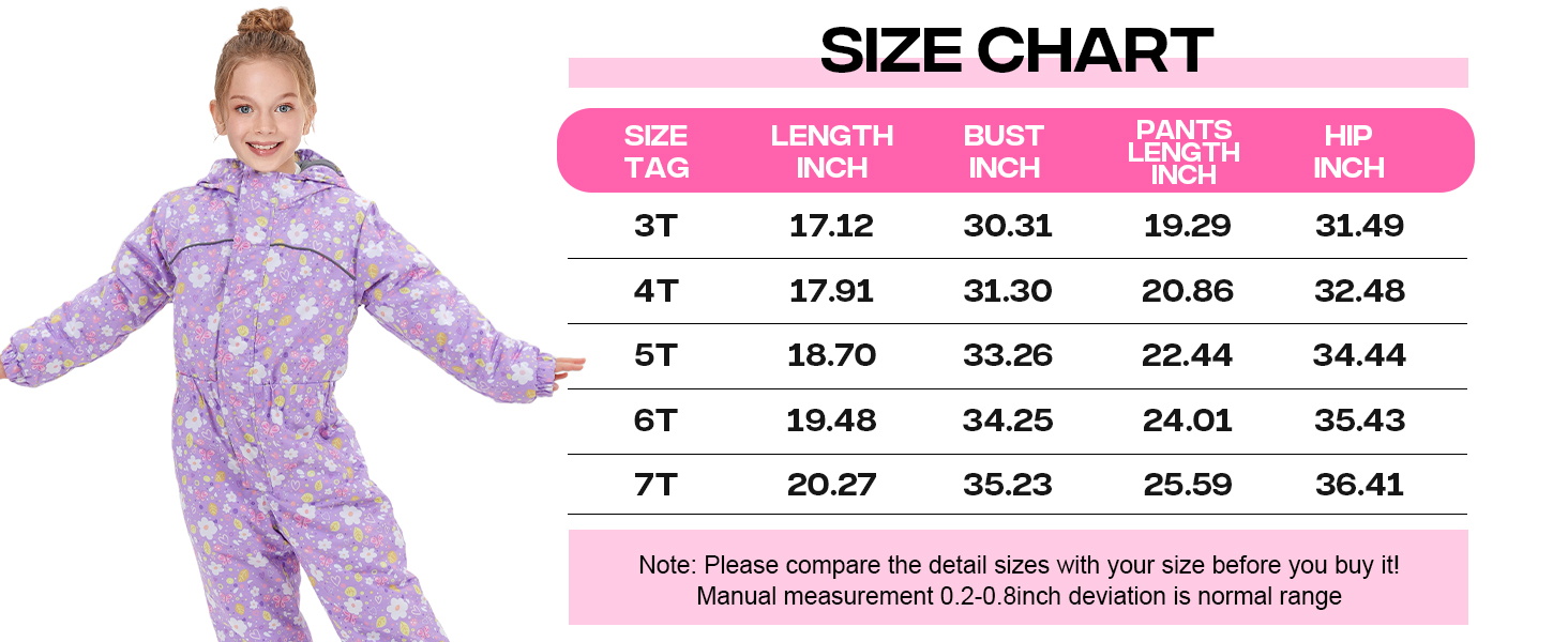 kids insulated snow wear one piece ski set for cold winter