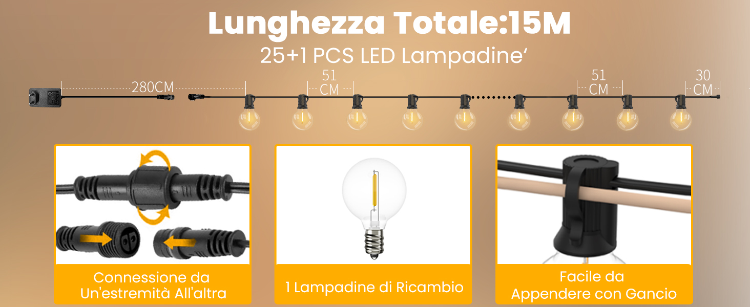 catena luci stringa