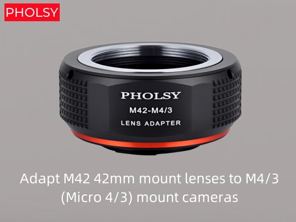 Amazon.com: PHOLSY Lens Mount Adapter M42 to MFT Compatible