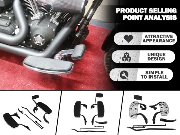 hide　フロントウォール Forward Controls with Heel-Toe & Street Series Floorboards Kit