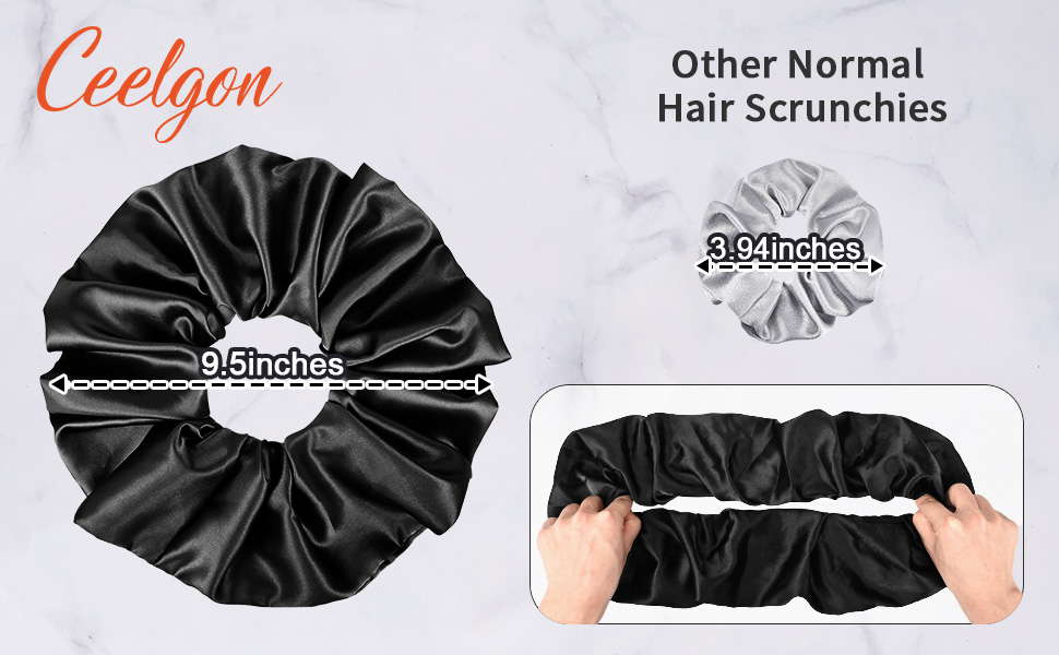 large scrunchies