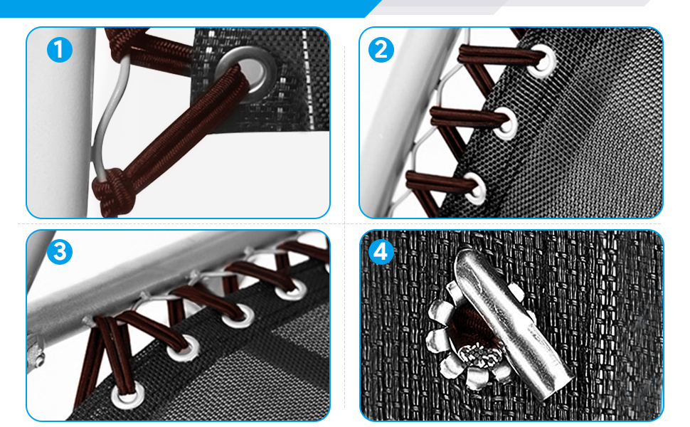 Centtechi Replacement Cord for Zero Gravity Chair, 4 Pack Universal