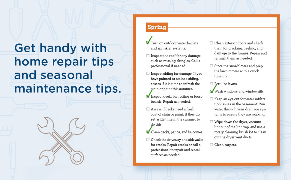 Get handy with home repair tips and seasonal maintenance tips.