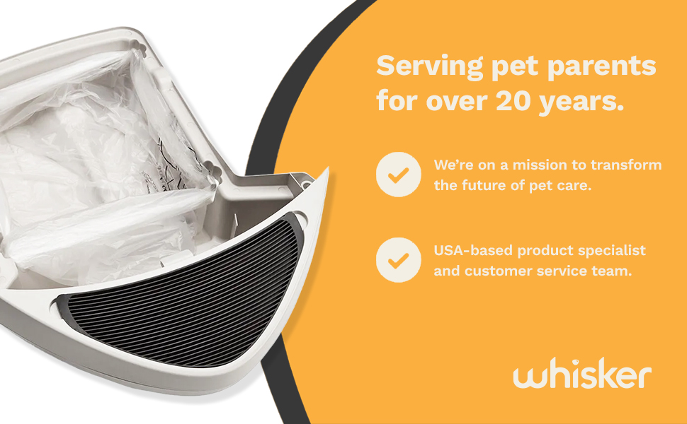 LitterRobot Waste Drawer Liners by Whisker, 50 Pack