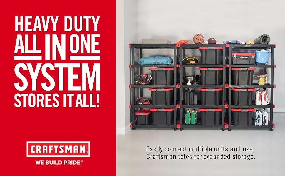 CRAFTSMAN Storage Bins (5 Gallon, 6pack)