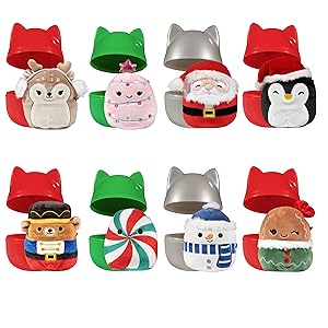 squishmallows mini christmas mystery blind capsules toy gift kids boys girls