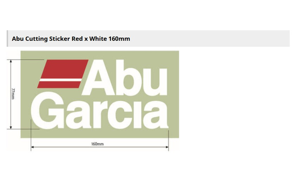 Amazon | AbuGarcia (アブガルシア) ウォータープルーフステッカー