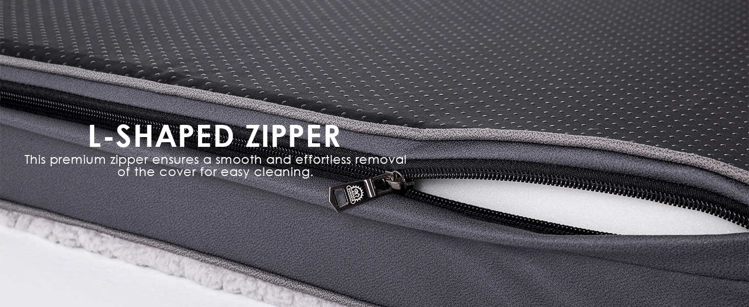 L-SHAPED ZIPPER