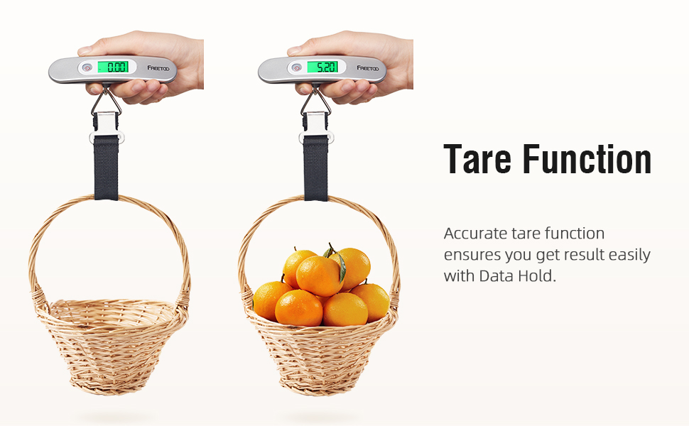 FREETOO Luggage Scale for Suitcase Weighing, Portable Digital Weight