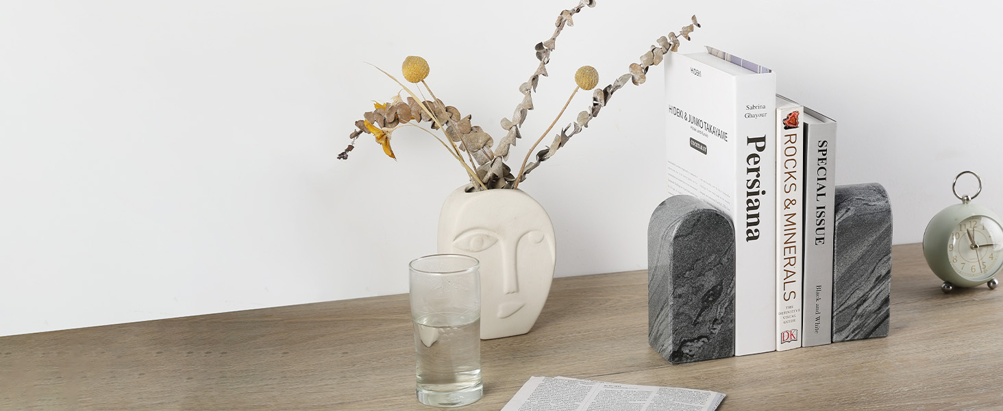 marble bookends