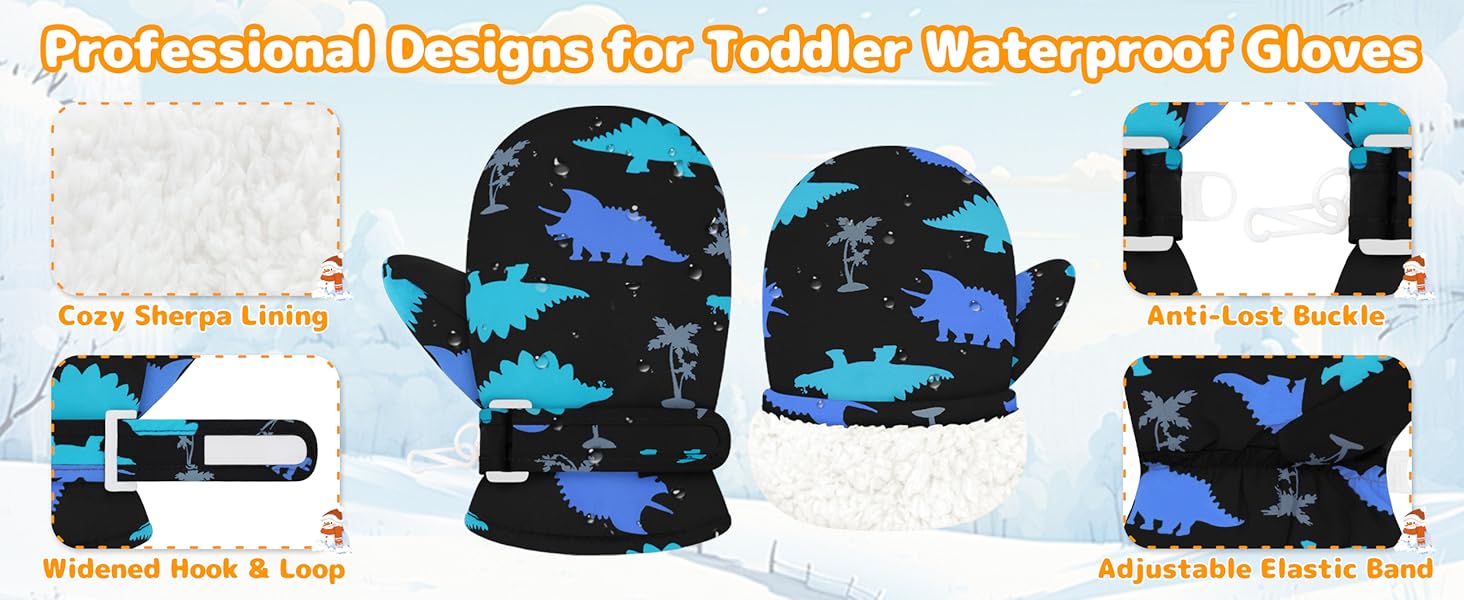 toddler waterproof gloves toddler mittens toddler gloves baby mittens