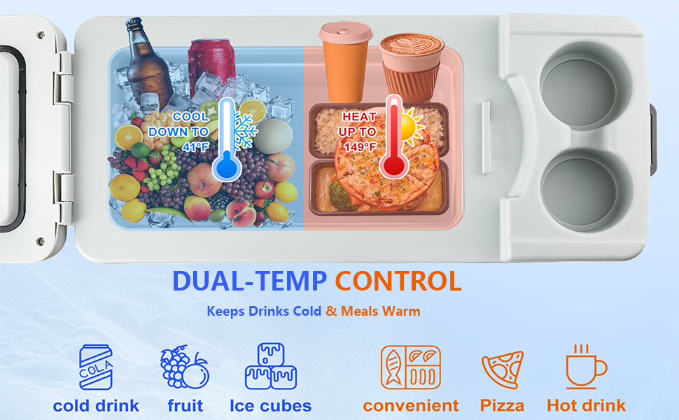 12L/Quart Electric Cooler 