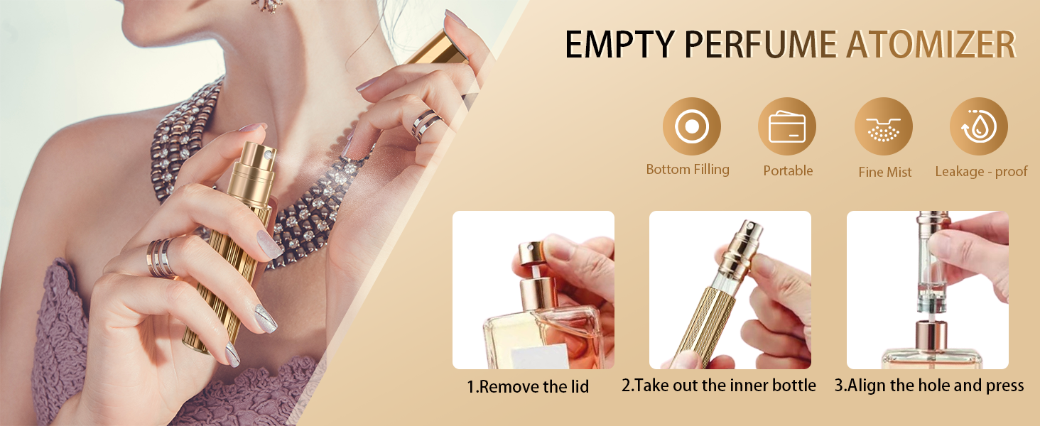 Perfume Travel Spray Bottle Atomizer
