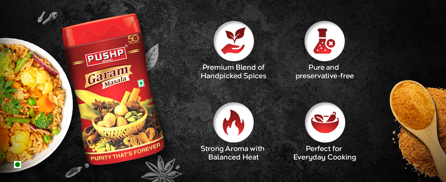 Pushp Brand Garam masala Powder