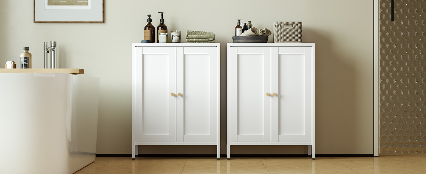 metal bathroom storage cabinet