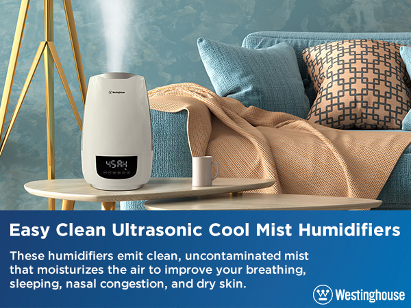 Amazon.com: Westinghouse Cool Mist Ultrasonic Humidifier for