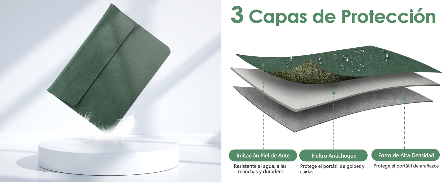 Funda Portátil con Soporte Ajustable