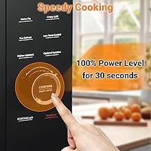 combination microwave oven and grill