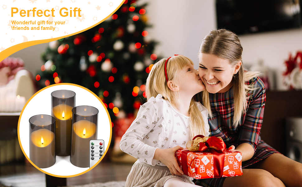 Eebuss Flameless Candles with Remote Control, LED Candles