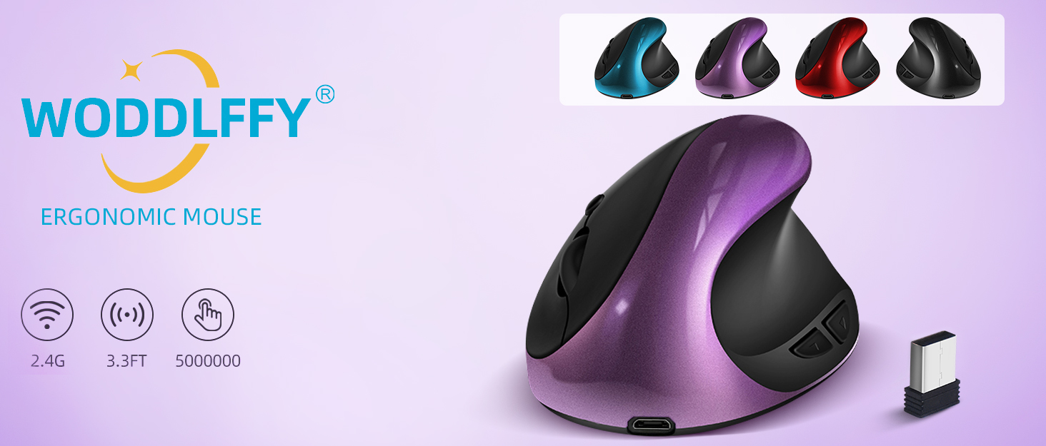 Ergonomic mouse wireless