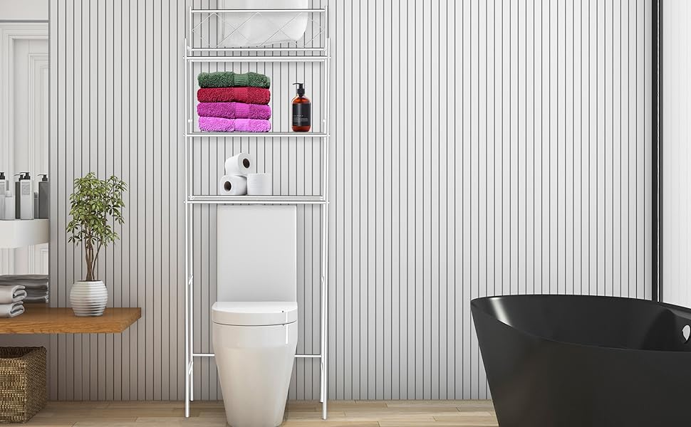 ［journal standard Furniture］HOOVER SHELF Amazon.com: J&V TEXTILES 3-Shelf Bathroom Organizer Over The
