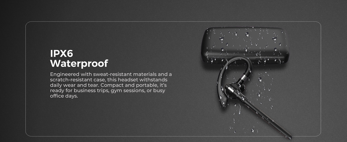 IPX6 Waterproof