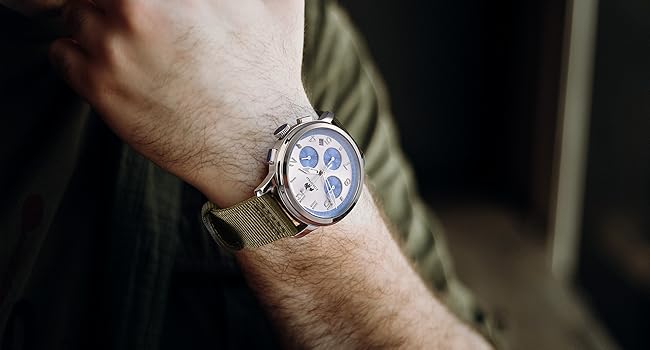 nylon watch strap green