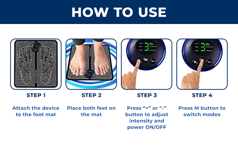 EMS Foot Massager Foot Massagers for Pain and Circulation EMS Foot