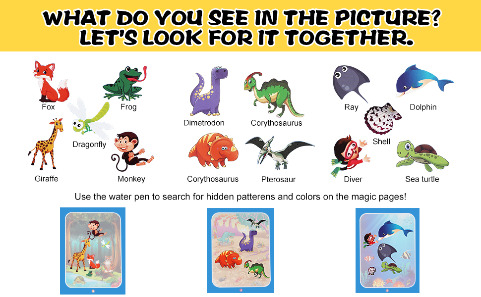 Beyondluv Party Favors For Kids Water Color Book12Pcs Return Gifts For