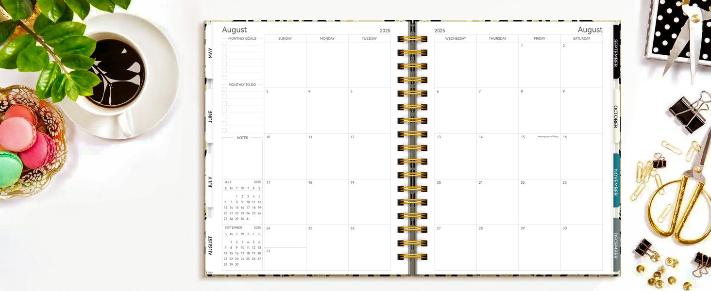 2025 Planner Weekly and Monthly, 20252026 Planner Spiral