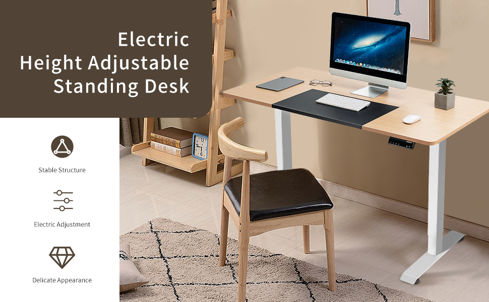 Electric Standing Desk Stand-up Ergonomic Computer Workstation Smart Controller 11 1