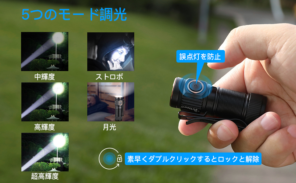 Amazon.co.jp: TrustFire 懐中電灯 高輝度 ハンディライト 最強