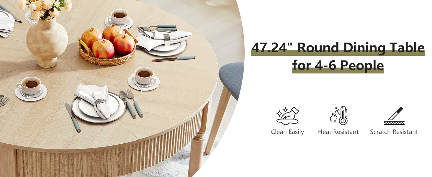 4 person dining table