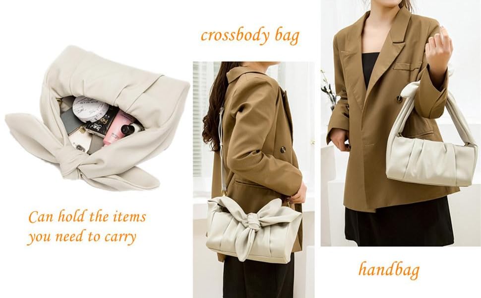 Womens Pouch Dumpling Crossbody Bag Cloud Handbag