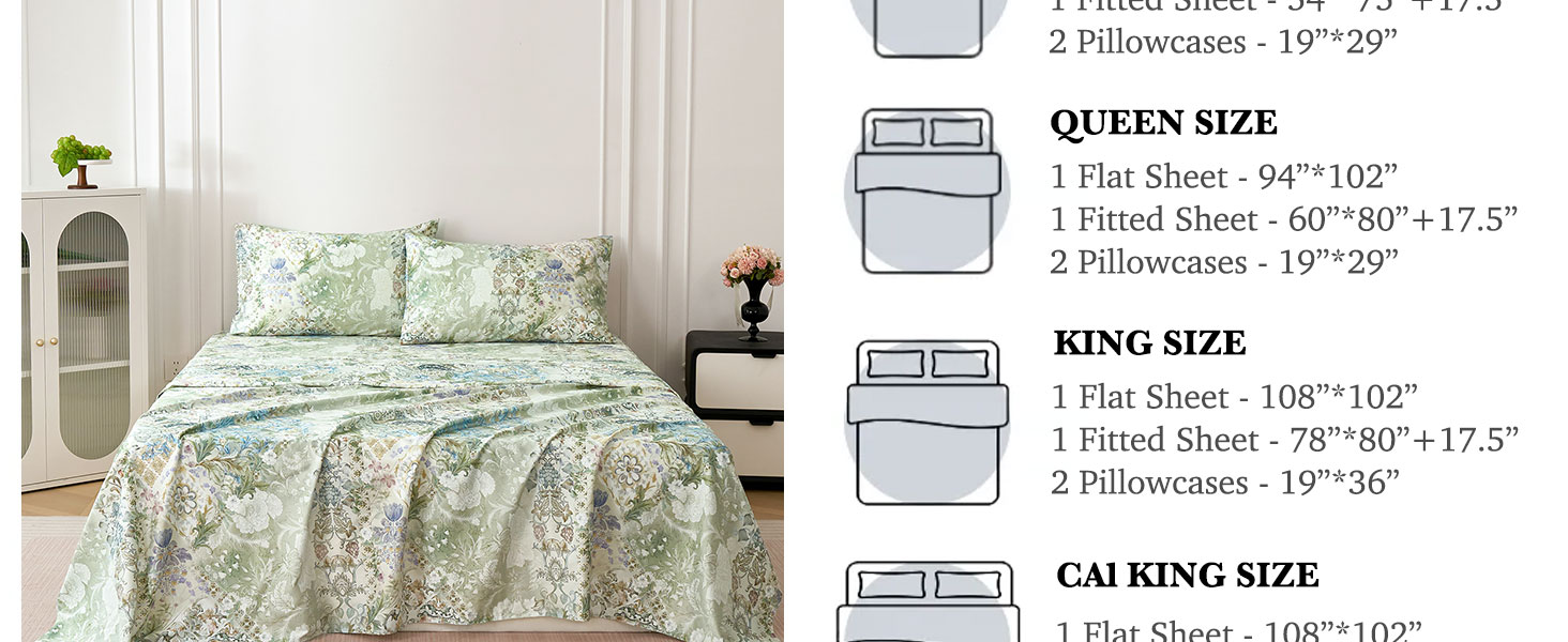 country rustic sheets bed sheets silk smooth sheets high end botanical sheets paisley patterned