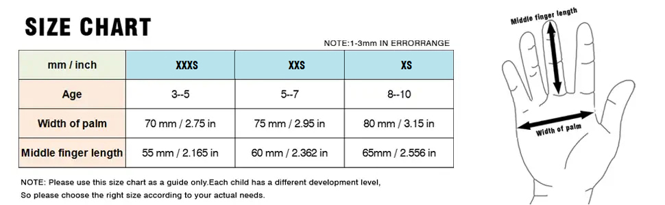 Kids, youth gardening protective gloves