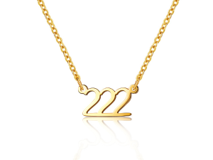 angel number necklace 222
